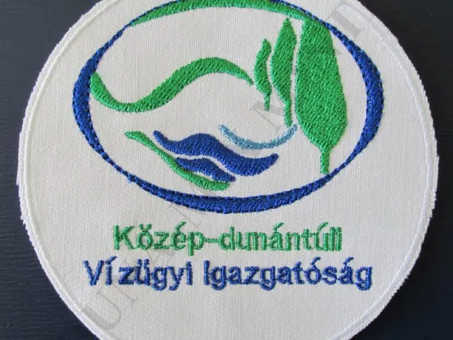 Közép-dunántúli Vízügyi Igazgatóság karjelvény tépőzáras